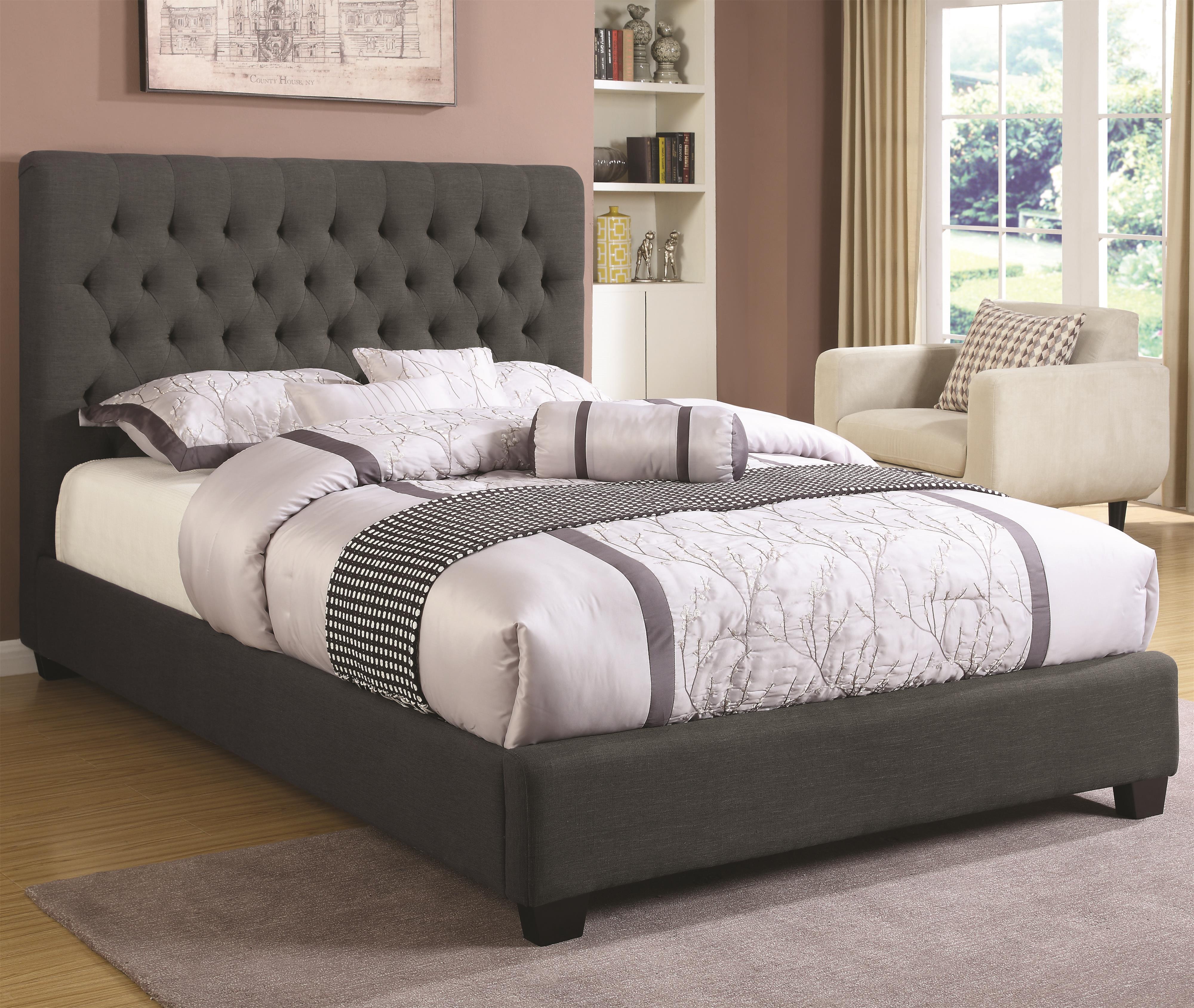 Coaster hermosa clearance upholstered bed 301469
